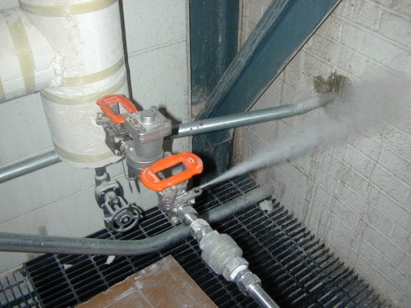 Visual Indication Of Condensate Evacuation From Process Applications